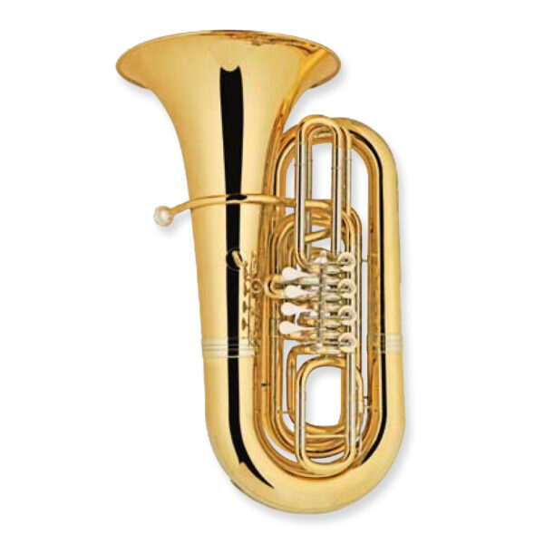 ETU-691R Tuba in B - 4 Drehventile (Goldmessing)